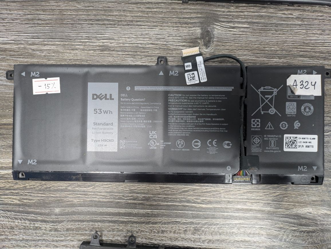 Акумулятор батарея DELL PKWVM/ Latitude E5450 RYXXH / H5CKD ОРИГІНАЛ