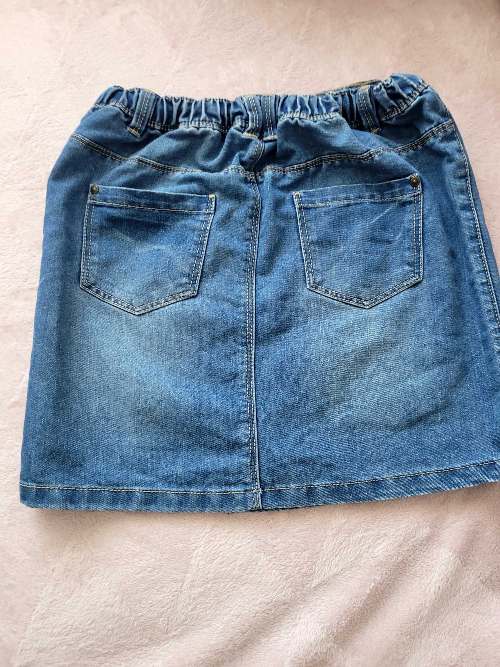 Spodniczka jeans 140