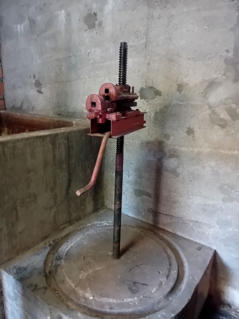 Prensa de lagar de vinho