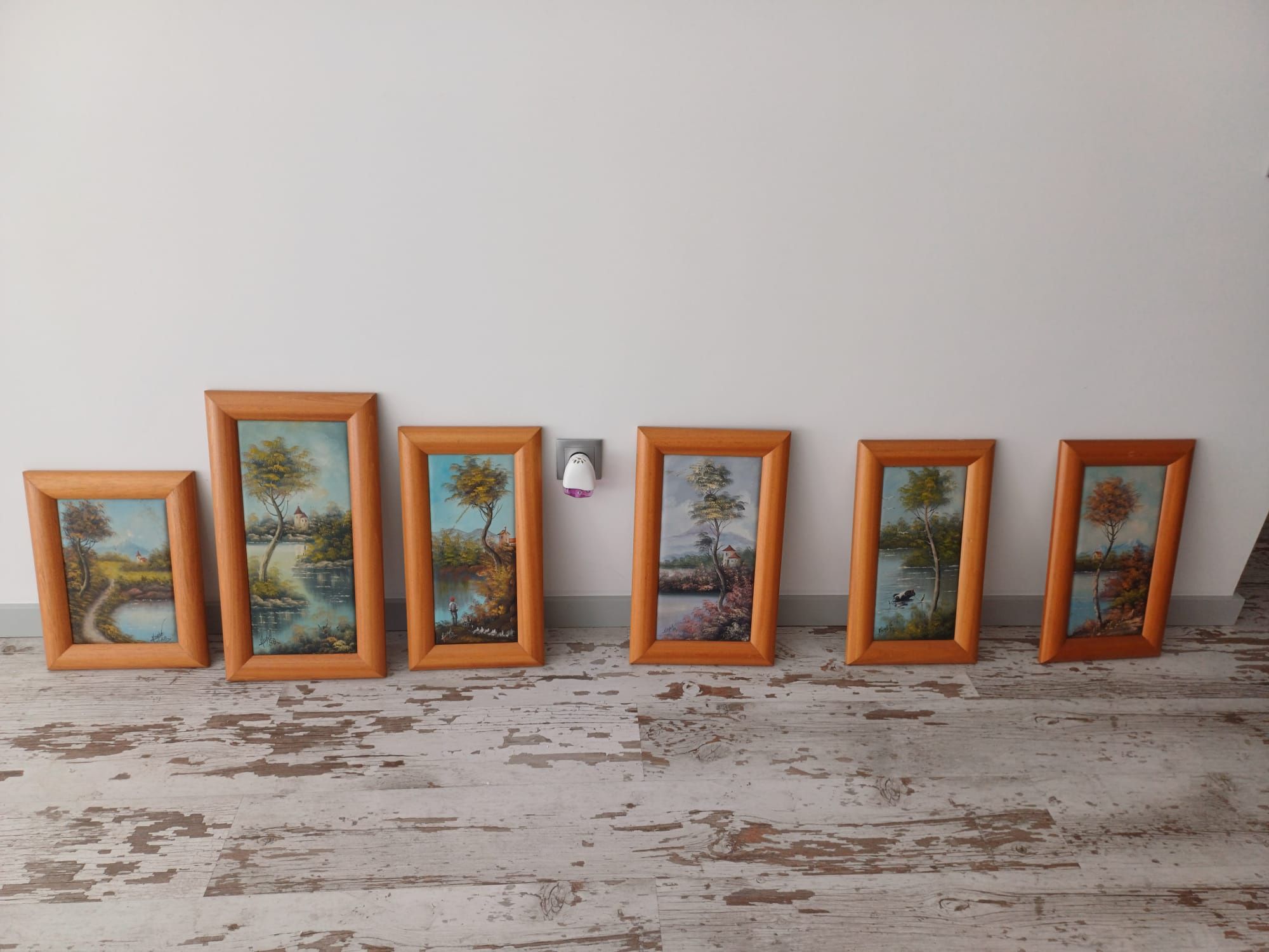 Quadros pintados a mão