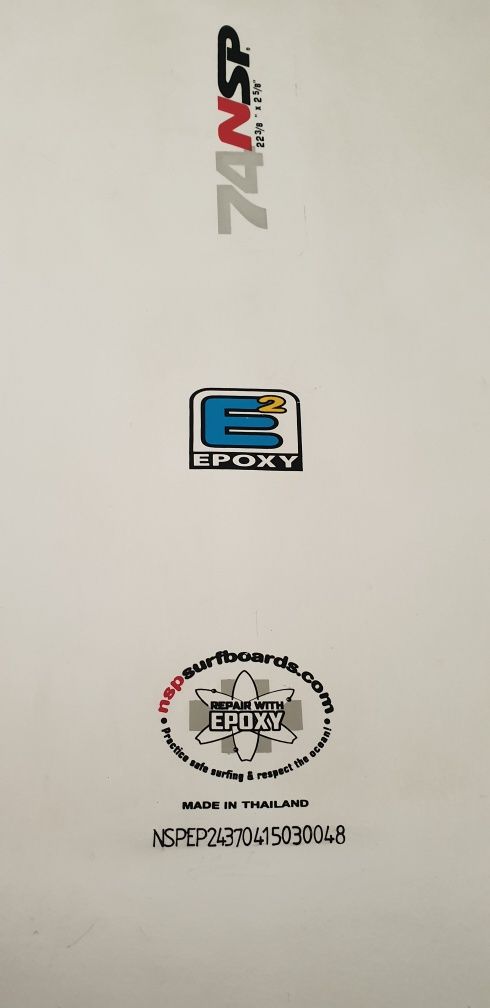 Prancha Surf NSP 7"4 (50lts), Epoxy mod Fish