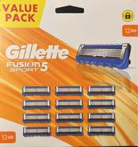 GILLETTE Fusion 5 Sport 12 sztuk