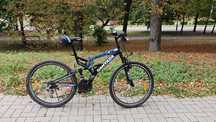 Santaza MTB Rayon AVOC czarno-niebieski