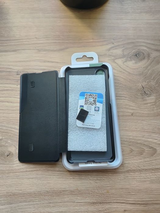 Etui TECH-PROTECT Flip View Pro do Samsung Galaxy M55 5G Czarny