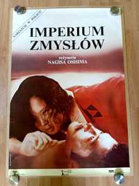 Plakaty filmowe Imperium Zmysłów. Oryginał z 1993 roku.