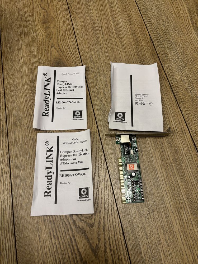 READYLINK PCI Network Adapter model RE100ATX/WOL