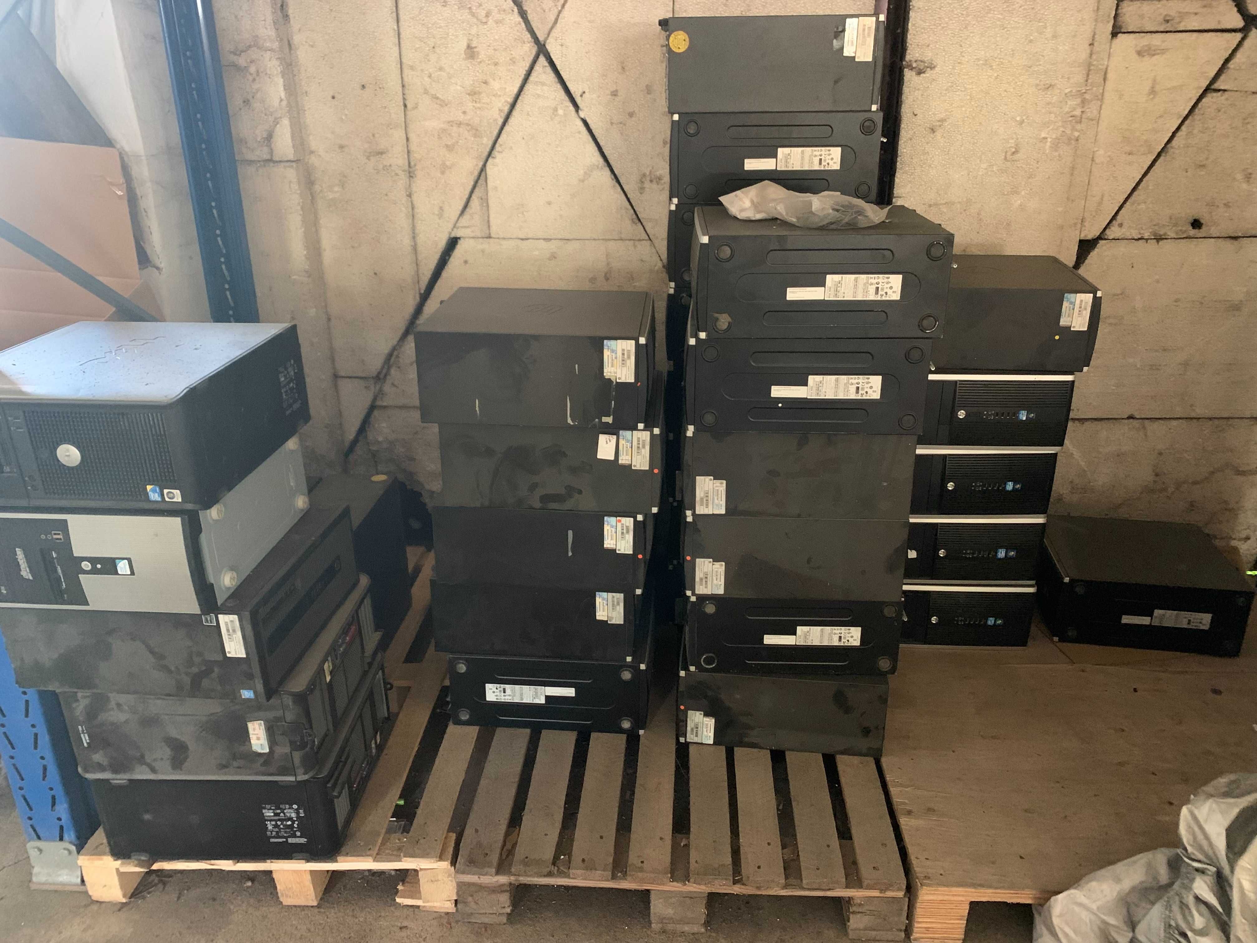 32 komputerów stacjonarnych głównie HP 6300 INTEL I5 WIN 10 8GB RAM