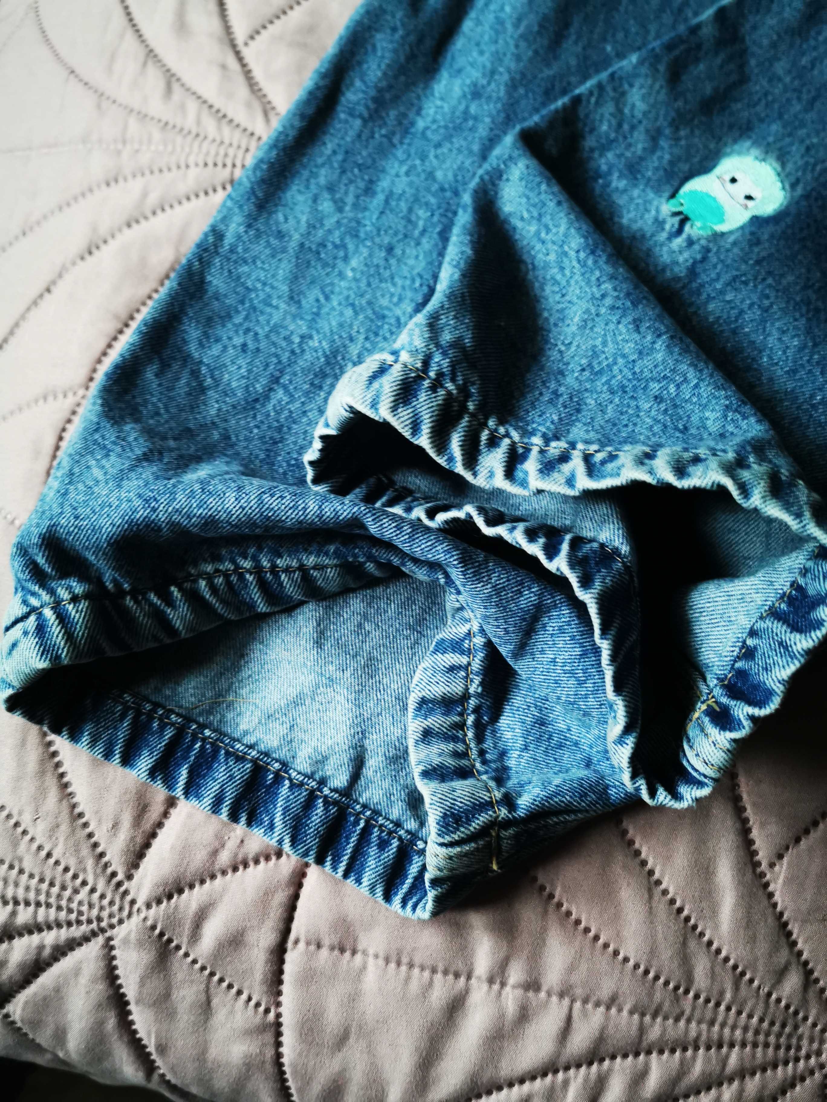 spodnie jeans dziecięce Squishmallows  H&M r.140