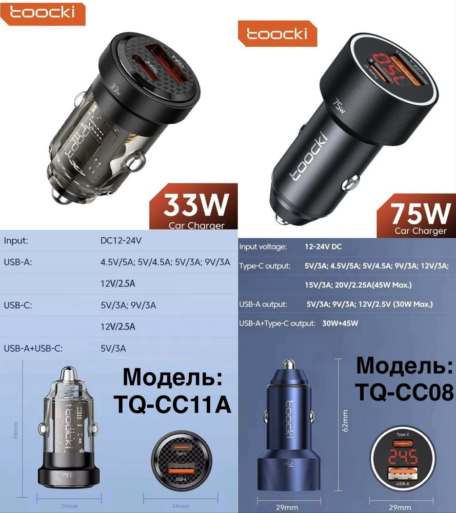 Essager 30w Швидка автомобільна зарядка в прикурювач 50w 80w 100w 120w