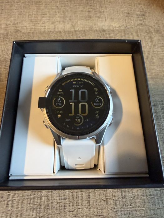 Zegarek Garmin Fenix 8 Amoled Silver NOWY !!