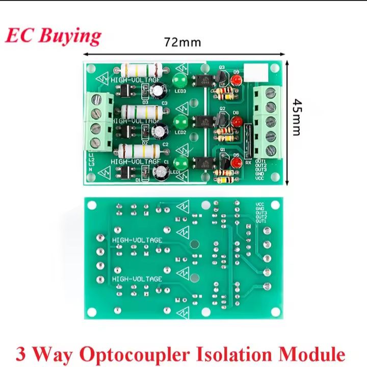 Konwerter poziomów napięć 230V - 3,3/5 V Arduino ESP32