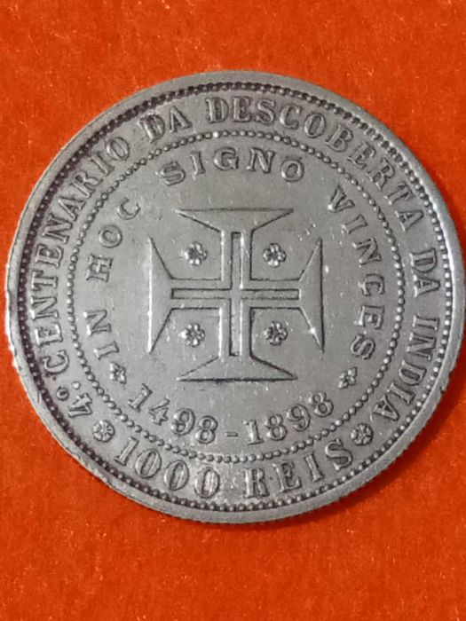 Moeda Prata 1000 Réis D.Carlos I 1898