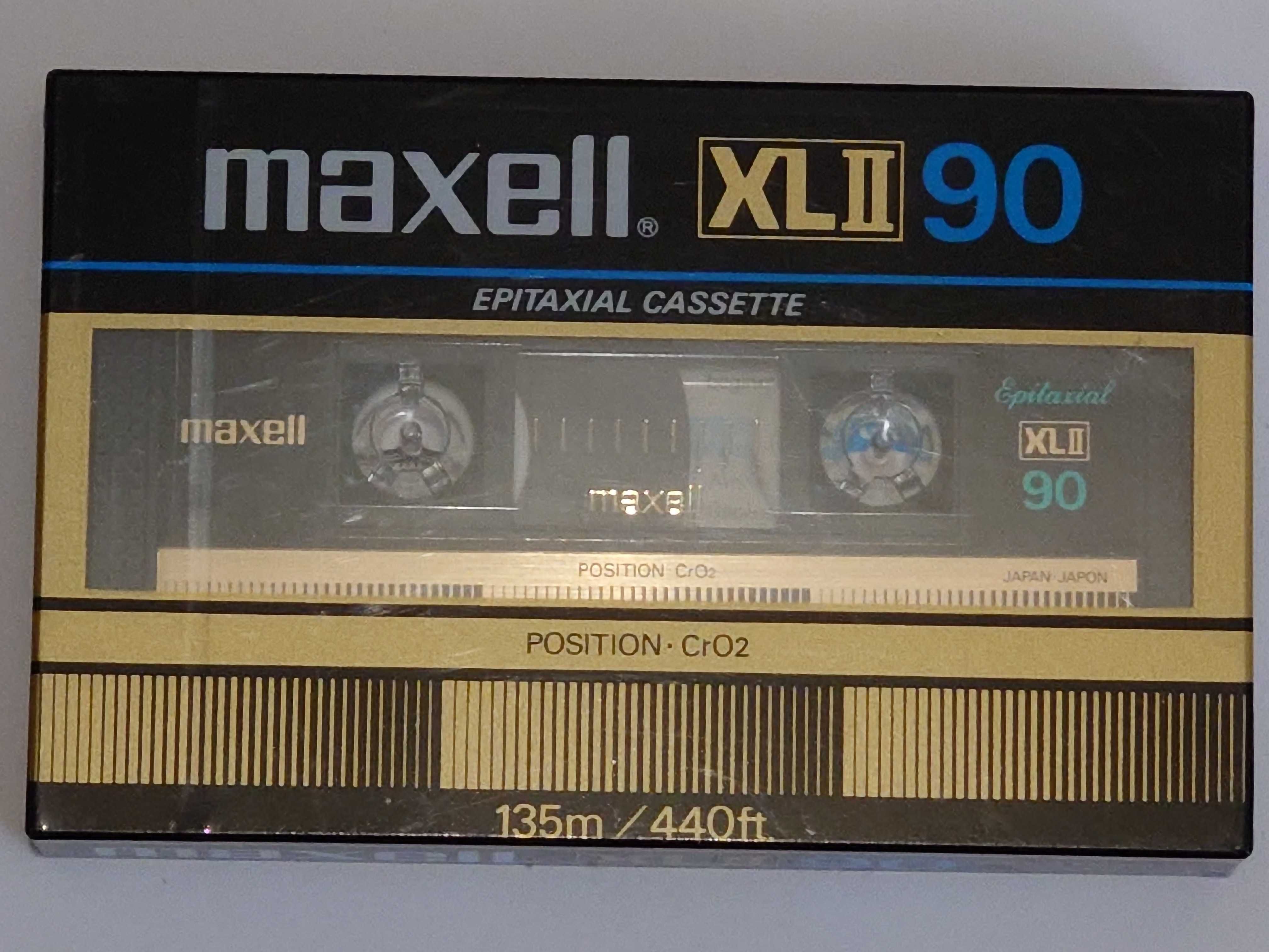 Maxell XLII 90 - model na rok 1982/1984 rynek amerykański i europejski