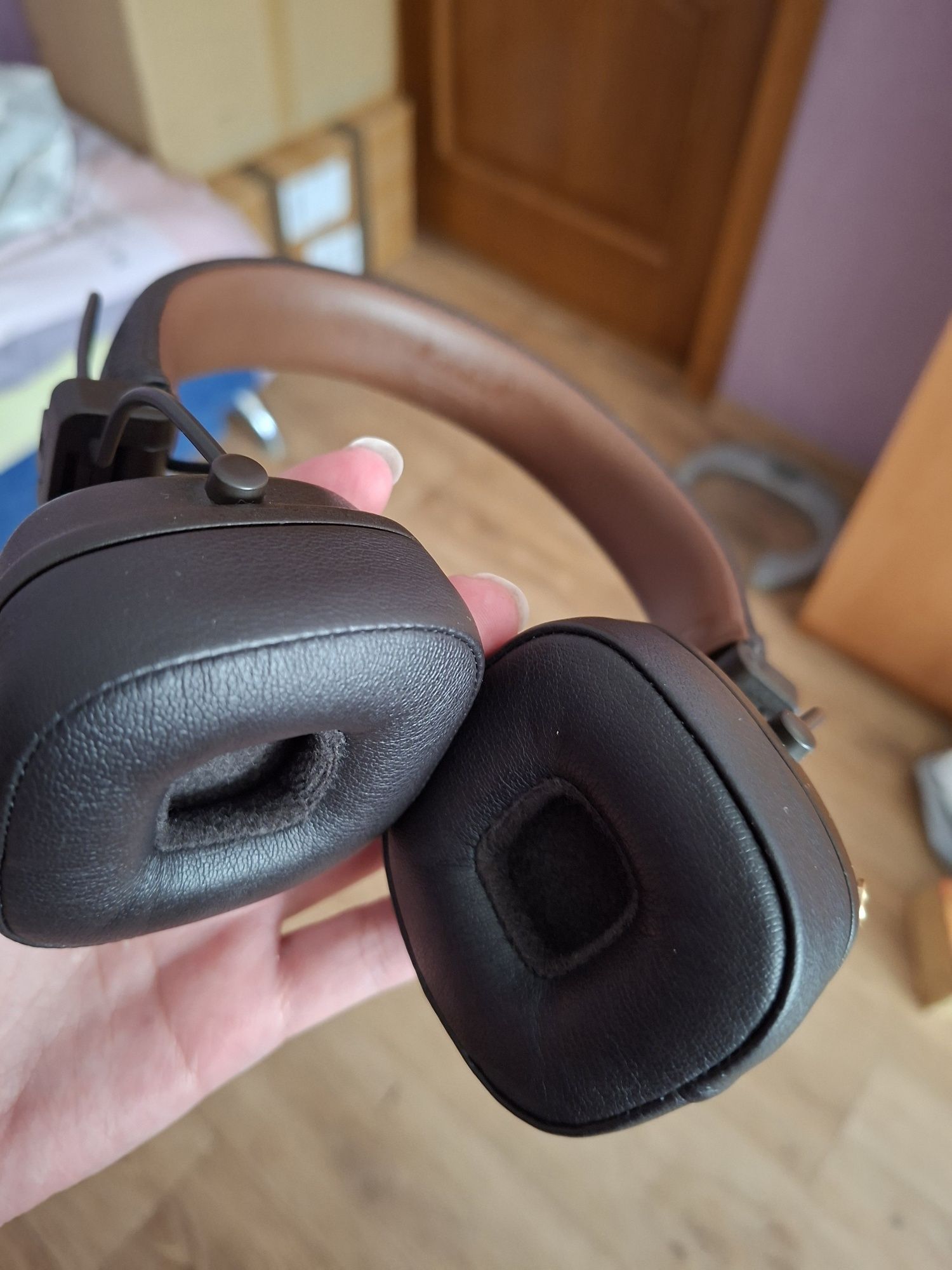 Навушники накладні бездротові Marshall Major IV Bluetooth Brown (Б/У)