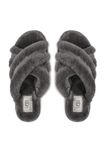 Klapki pantofle futrzane Ugg W Scuffita 41 szare nowe