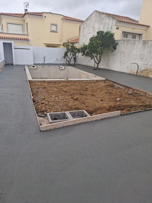 Pavimentos em betão