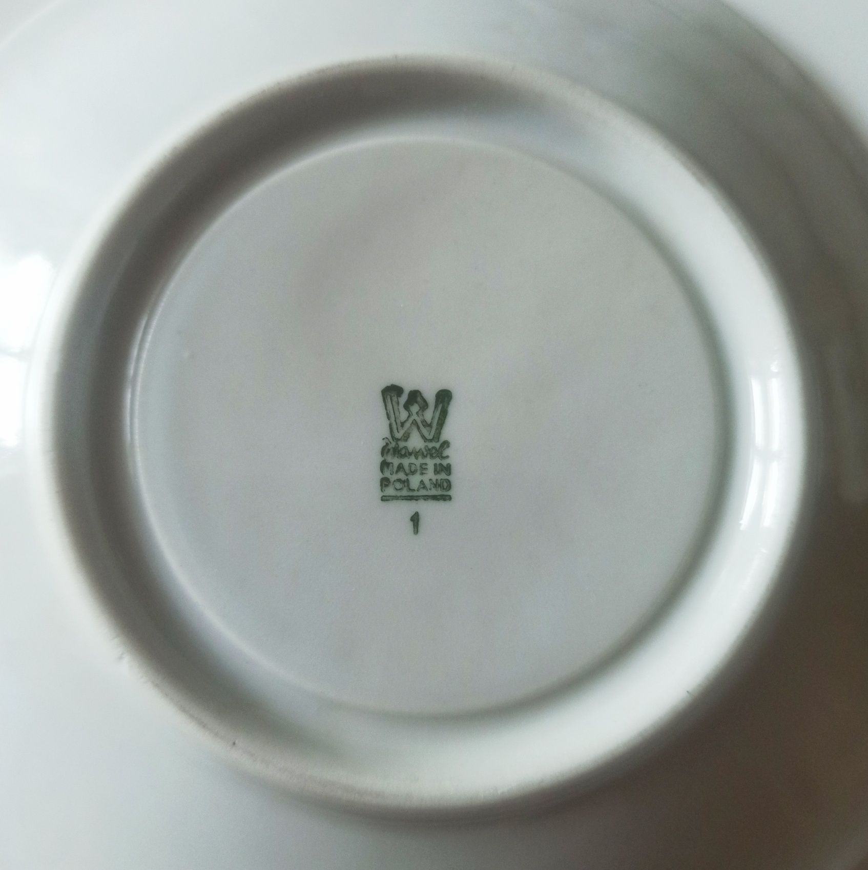 Porcelana Wałbrzych do kawy lub herbaty Wawel fason Fryderyka PRL