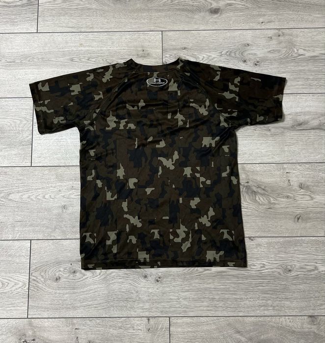Футболка under armour camo green