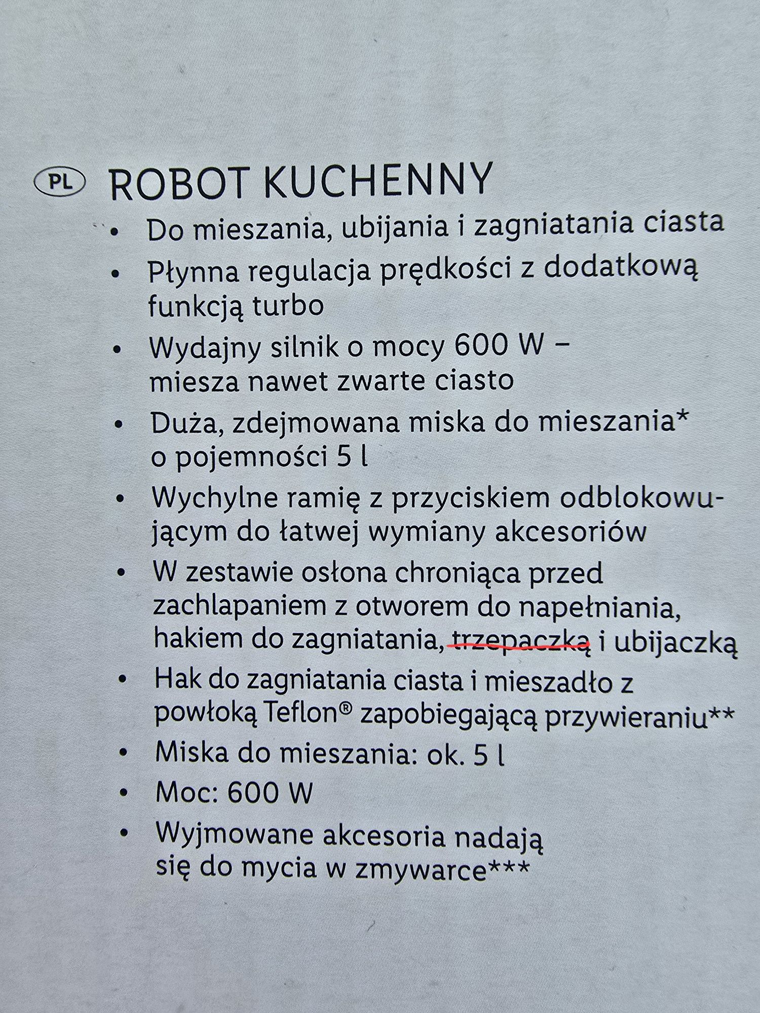 Robot mikser kuchenny SilverCrest