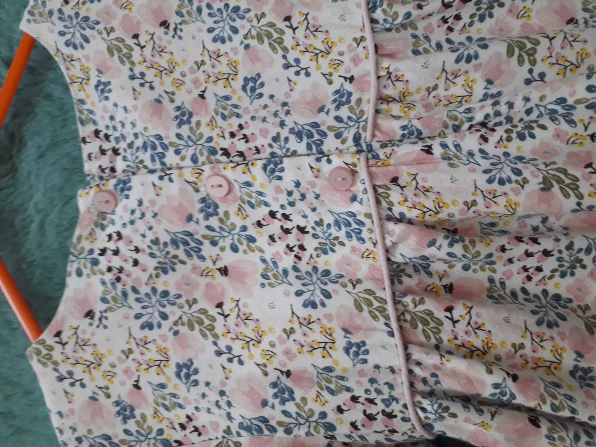 Sukienka w kwiatki roz. 98 - RESERVERD - JAK NOWA