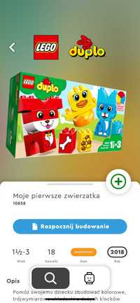 Sprzedam-klocki Lego Duplo „Moje pierwsze zwierzątka”