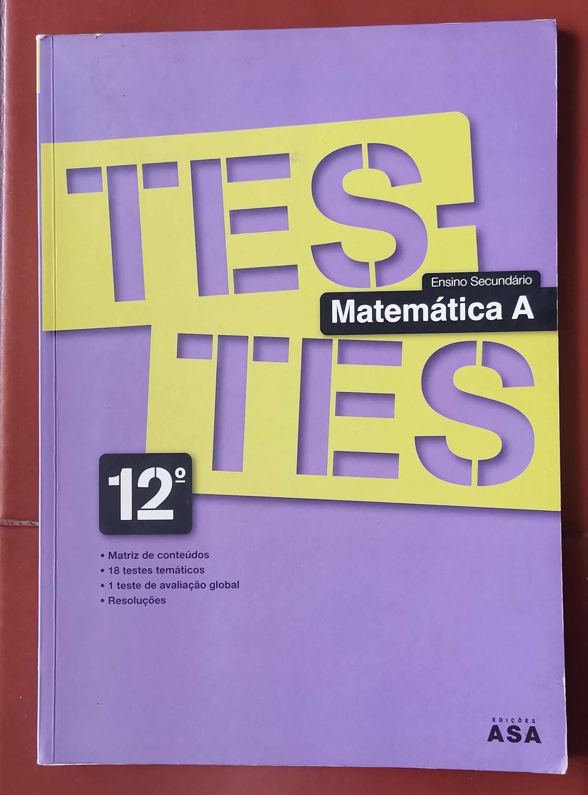 12° ano Testes e Exames Nacionais Português e Matemática