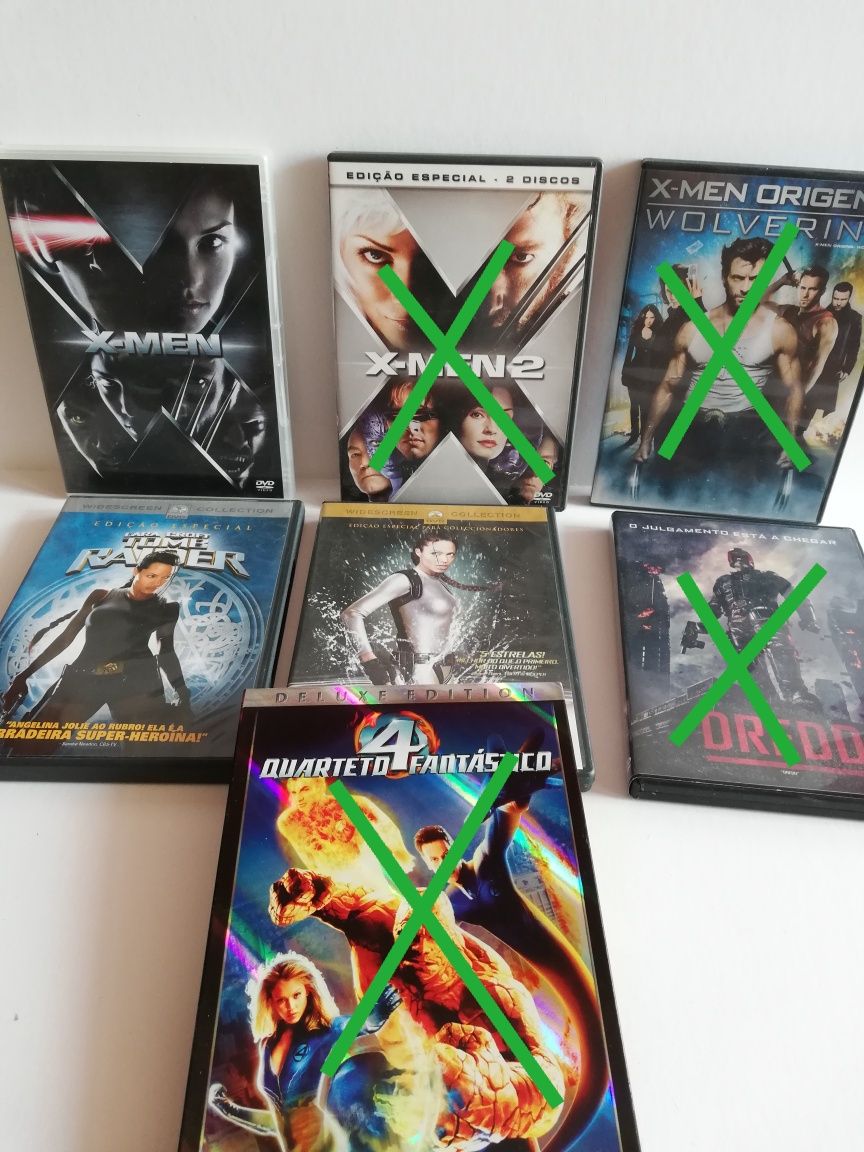 DVDs Super-Heróis [vários]