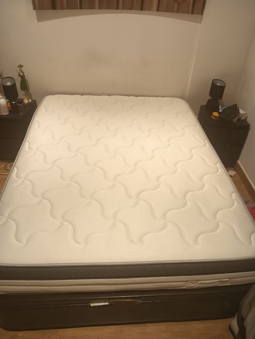 Cama sommier com colchão emma