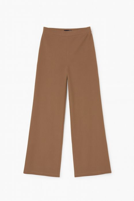 Spodnie brązowe szerokie nogawki