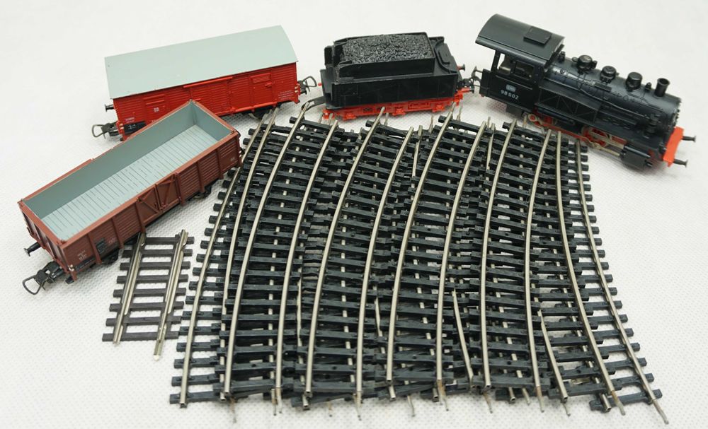 Lokomotywa z węglarką PIKO DR 98002, 2 wagony, tory 16 stk