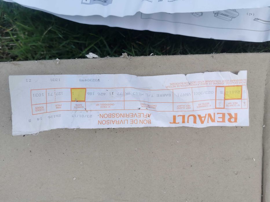 Багажник на кришу Renault Megane Scenic