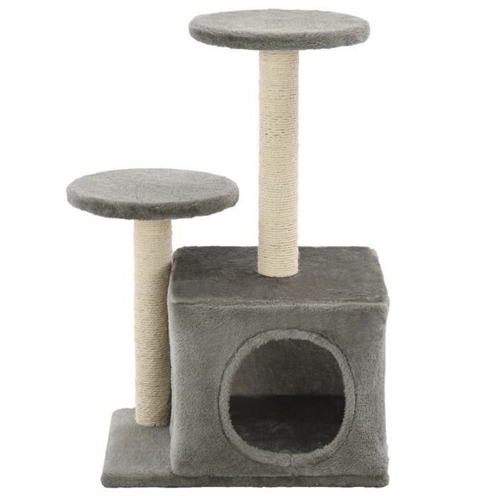 Vidaxl Drapak Dla Kota Z Sizalowymi Słupkami, 60 Cm, Szary