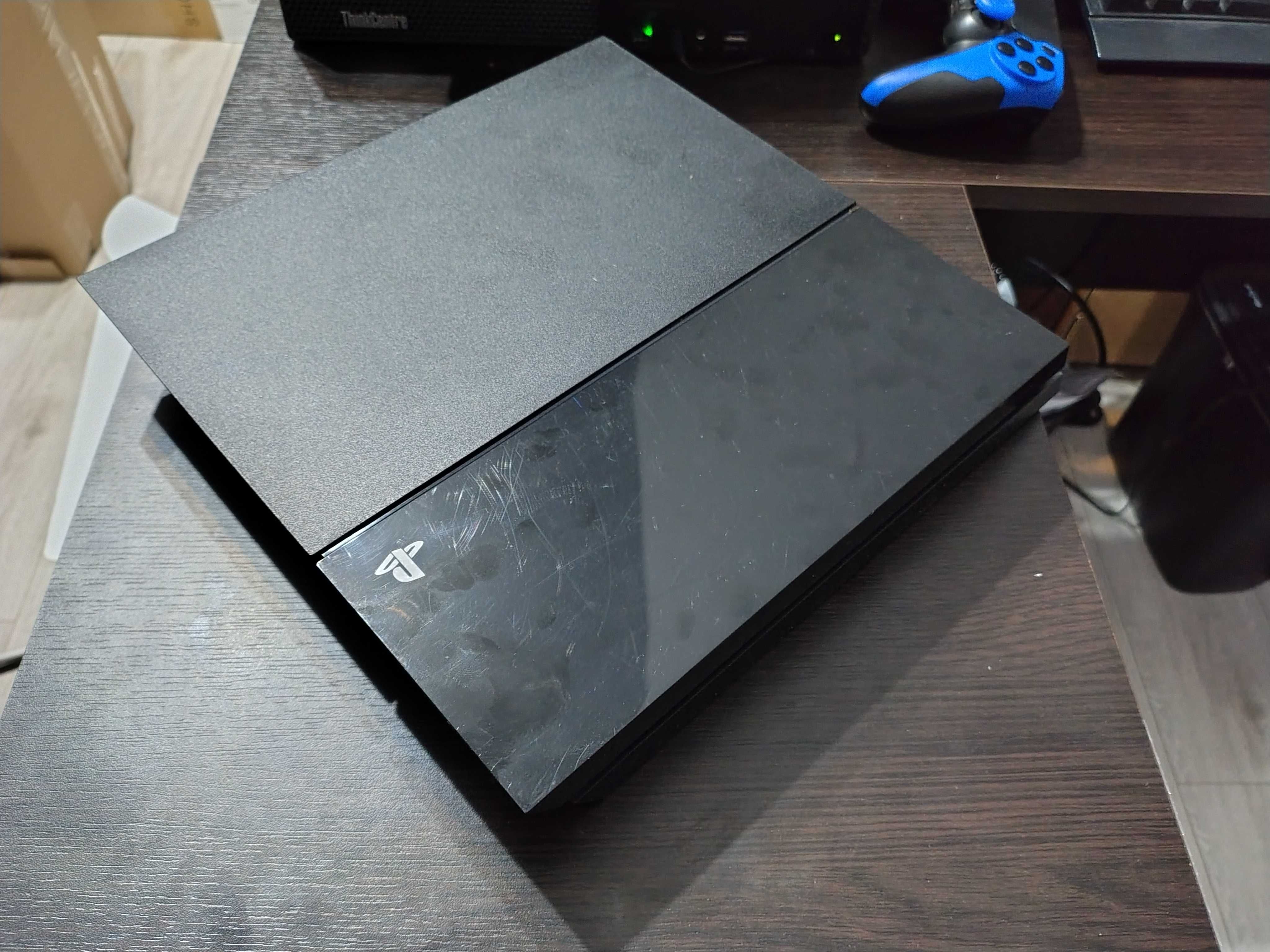 Konsola Sony PlayStation 4 500GB podstawka dodatkowe chłodzenie karton