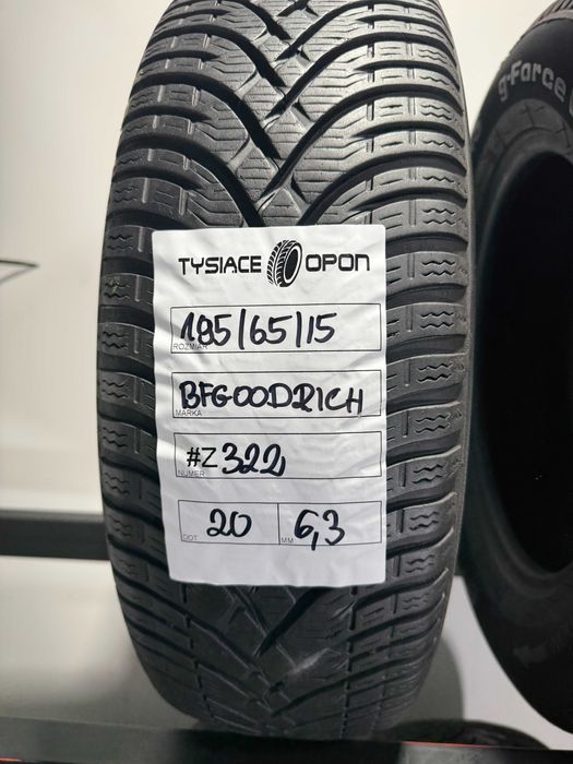 Opony Zimowe 195/65/15 BFGoodRich g-ForceWinter2 Komplet #Z322