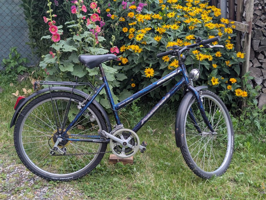 Rower górski niebieski shimano