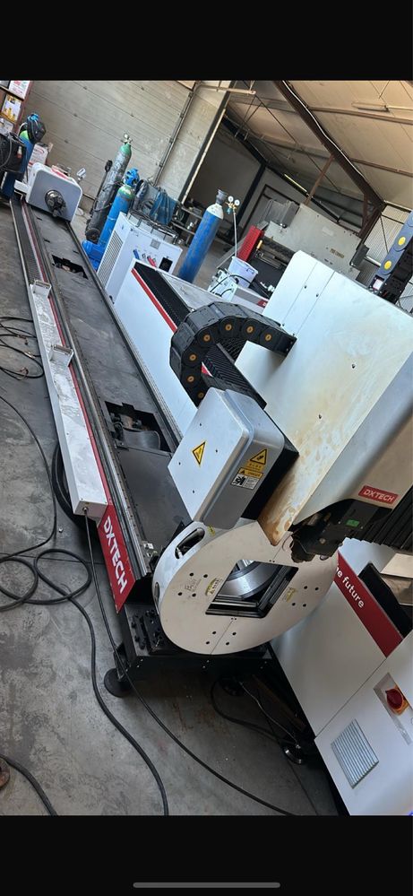 Cięcie laserowe CNC blach, przystawka do rur, profili
