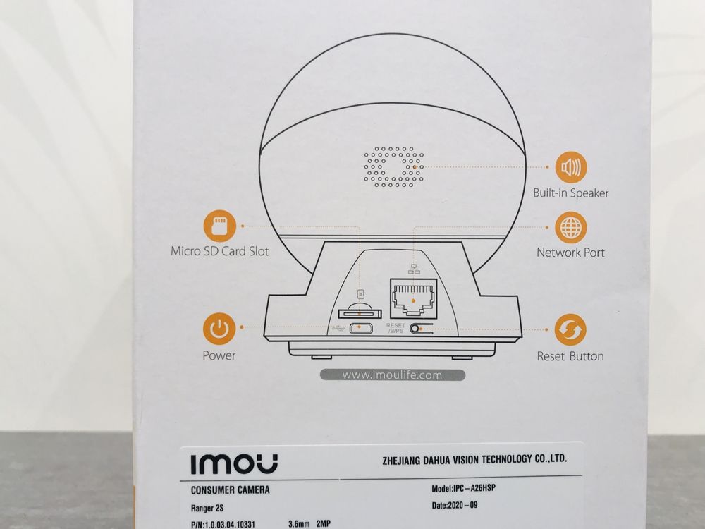 2Mp wifi поворотная ip камера Dahua IMOU Ranger для видеонаблюдения