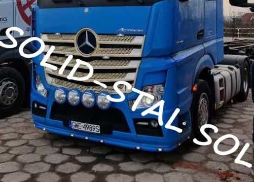 Orurowanie  Pod zderzak Mercedes Actros MP4 / MP5 MALOWANE PROSZKOWO!