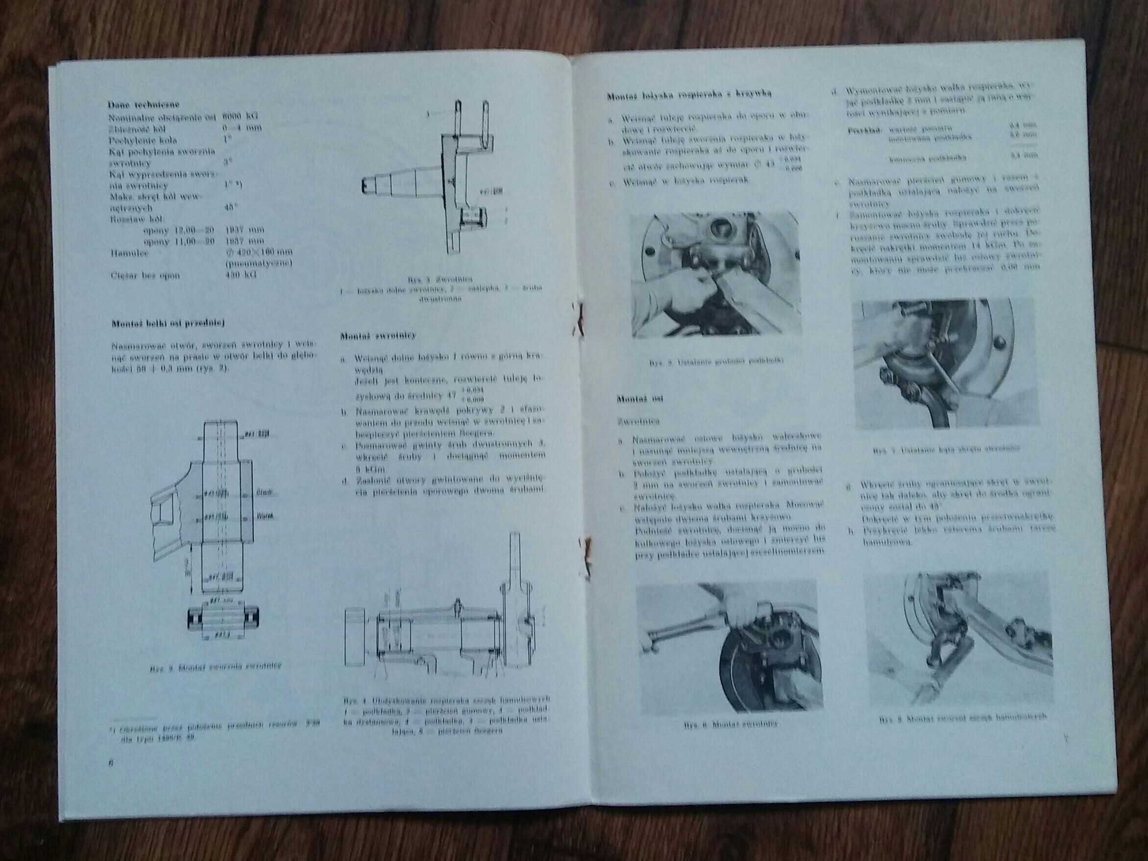 Instrukcja naprawy oś przednia Jelcz W640