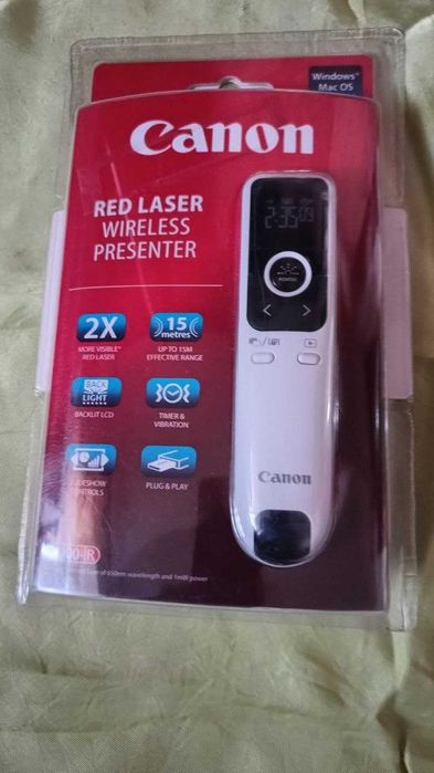 Red Laser Wireless Presenter Canon PR100-R