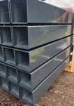 Słupek ogrodzeniowy 6x6 60x60 ral7016 antracyt 260cm