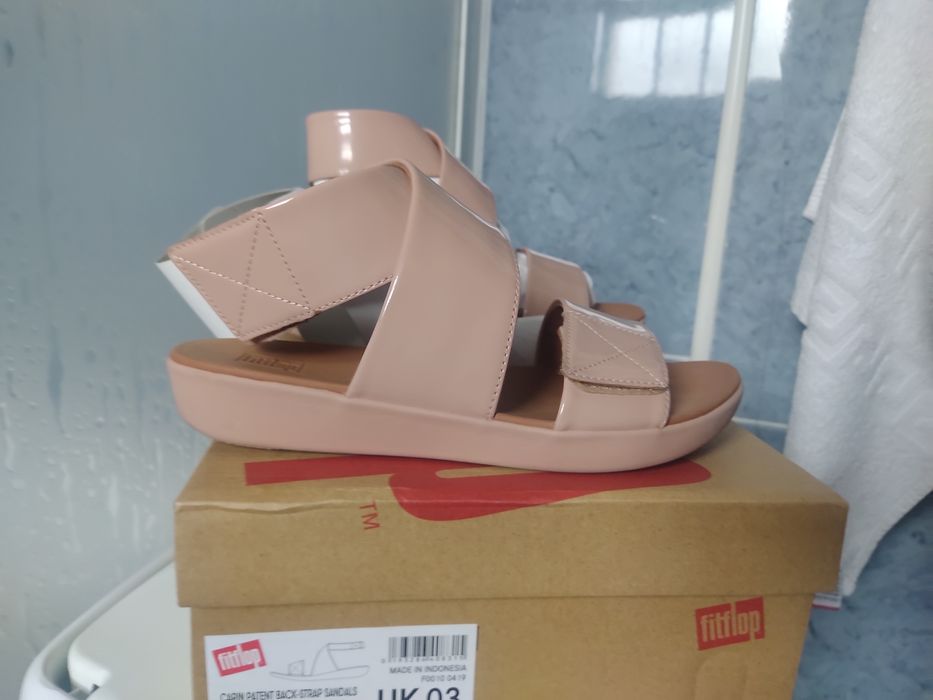 Sandalias fitflop carin novas rosa embaladas 36