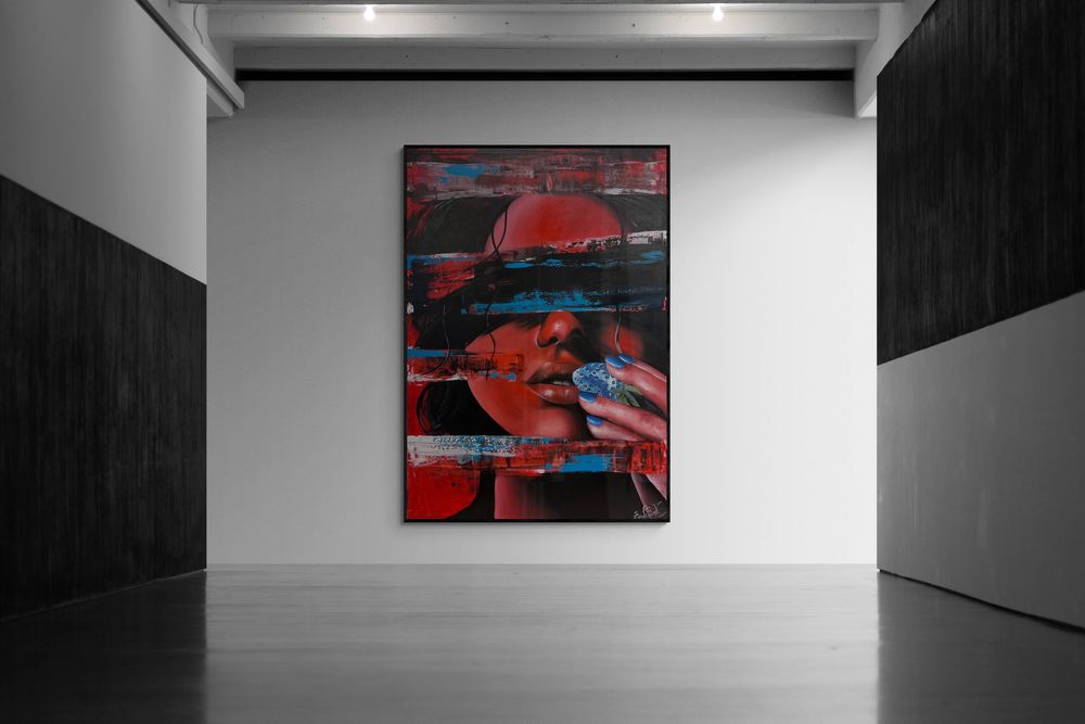 Pintura original artista Paulo Brito