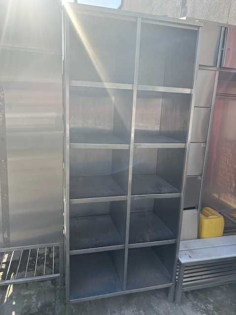 Regał ze stali kwasoodpornej