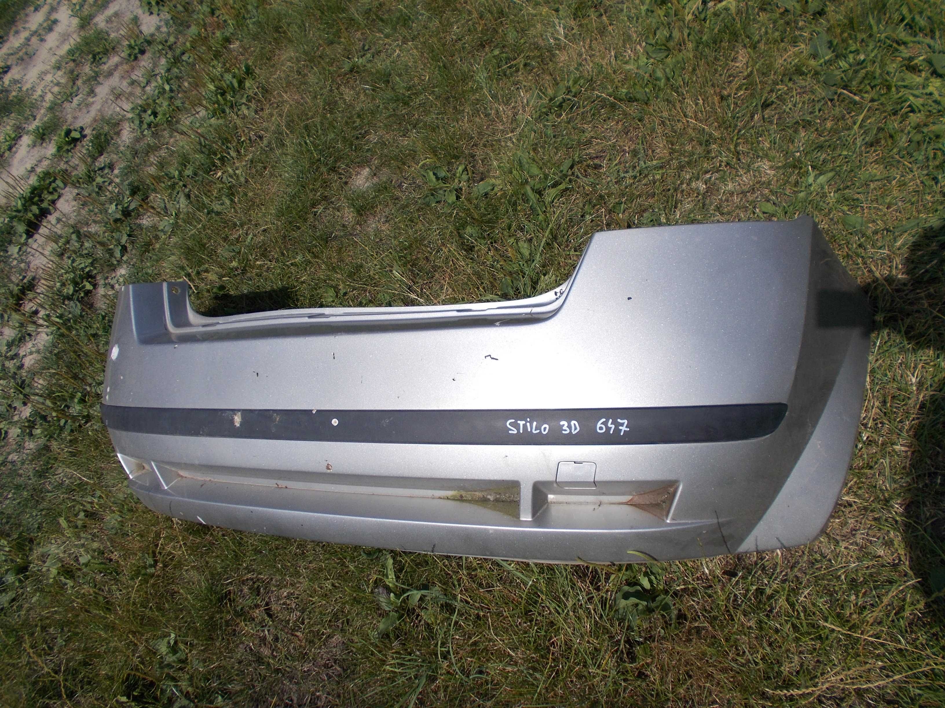 fiat STILO 03r zderzak tył tylny 3D kolor 647