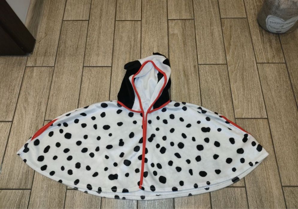 Strój, peleryna 101 Dalmatyńczyków, dalmatyńczyk, pies roz. 92-98 cm