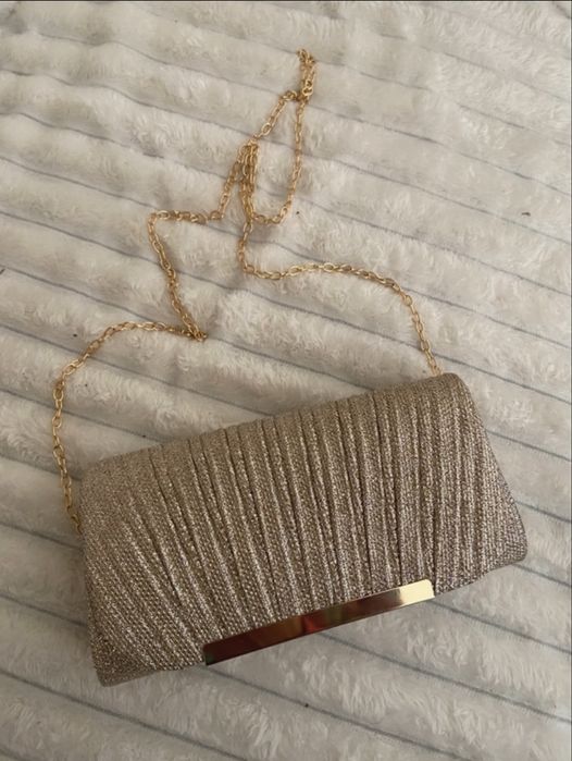 Torebka wizytowa złota