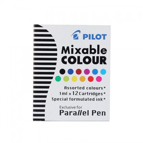 naboje Pilot Parallel Pen mix kolorów 12 sztuk