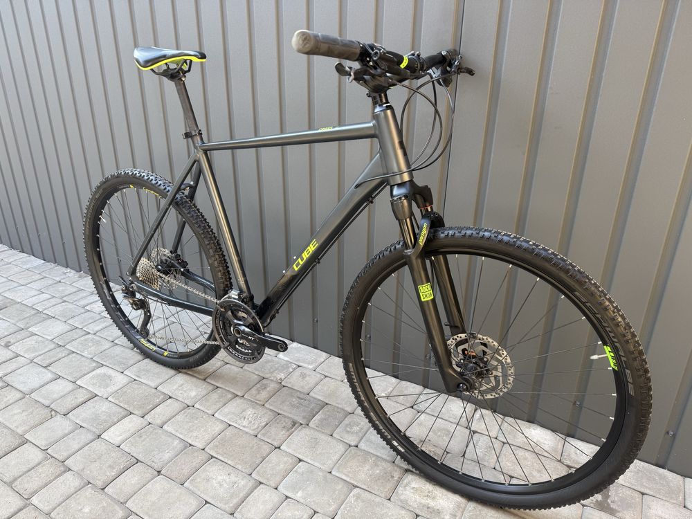 Велосипед Cube Cross Pro. RockShox Paragon, Shimano XT RD-T8000