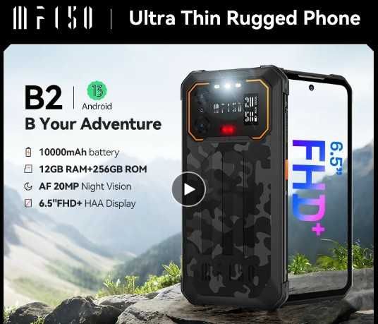 F150 B2 6(+6) /256Gb 10000mAh 6.5" IP69 Night V Camera 20mp